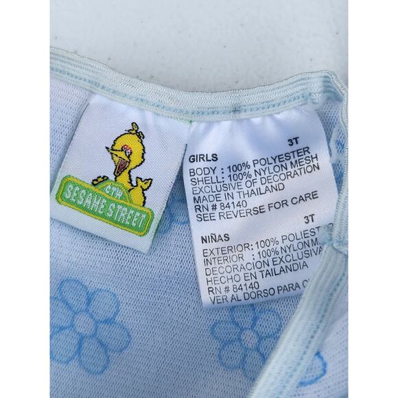 Sesame Street Dress Toddler Girls 3T Big Bird n Elmo VTG - Picture 5 of 5